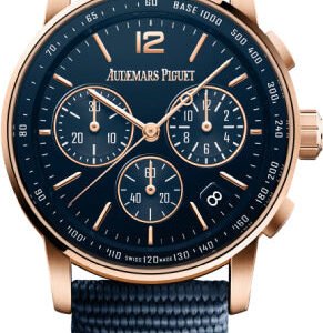 Audemars Piguet Code 11.59 Chronograph 41mm Rose Gold Blue Dial - 26393OR.OO.A027KB.01