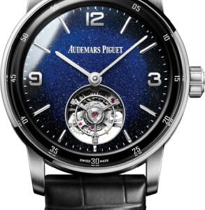 Audemars Piguet Code 11.59 Flying Tourbillon 41mm White Gold Blue Aventurine Dial | 26396BC.OO.D002CR.01