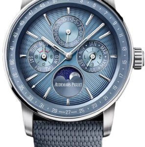 Audemars Piguet Code 11.59 Perpetual Calendar 41 mm smoked blue embossed dial - 26494BC.OO.D350KB.01