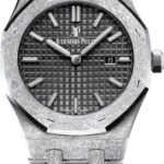 Audemars Piguet Royal Oak Frosted 33mm Quartz White Gold Black | 67653BC.GG.1263BC.02