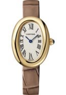 Cartier Baignoire 1920 Watch - 32 mm Yellow Gold Case - Taupe Strap - WGBA0007