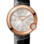 Cartier Ballon Blanc de Cartier Watch - 30 mm Pink Gold Case - Black Alligator Strap - WGBL0003