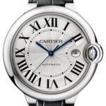 Cartier Ballon Bleu de Cartier 42 MM Watch - 42.1 mm Steel Case - Black Alligator Strap - W69016Z4