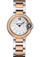Cartier Ballon Bleu de Cartier Watch - 28 mm Steel Case - Pink Gold And Steel Bracelet - W3BB0005