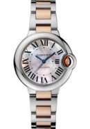 Cartier Ballon Bleu De Cartier Watch - 33 mm Pink Gold Case - Pink Mother-Of-Pearl Dial - Pink Gold And Steel Bracelet - W6920098