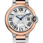 Cartier Ballon Bleu de Cartier Watch - 36 mm Steel Case - Pink Gold Bezel - W2BB0003