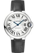 Cartier Ballon Bleu de Cartier Watch - 36.6 mm Steel Case - Black Alligator Strap - W69017Z4