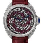 Cartier Cle de Cartier Limited Edition of 30 Watch - 40 mm White Gold Diamond Case - White Gold Nac-Treated Dial - HPI01101