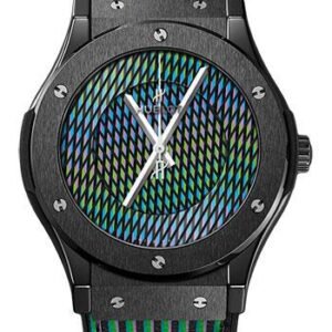 Hublot Classic Fusion Cruz Diez Ceramic Watch - 45 mm - Cruz Diez Dial Limited Edition of 100-511.CX.8900.VR.CZD19