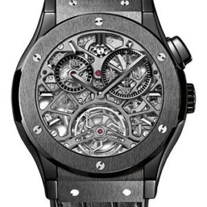 Hublot Classic Fusion Tourbillon Skeleton All Black Limited Edition of 99 Watch-506.CM.0140.LR