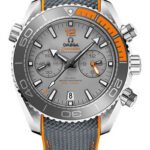 Omega Planet Ocean 600 M Omega Co-axial Master Chronometer Chronograph Watch - 45.5 mm Titanium Case - Unidirectional Grey Silicon Nitride Ceramic Bezel - Grade 5 Titanium Dial...