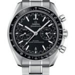 Omega Speedmaster Racing Co-Axial Master Chronograph Watch - 44.25 mm Steel Case - Black Ceramic Bezel - Sun Brushed Grey Dial - 329.30.44.51.06.001