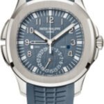 Patek Philippe Aquanaut Travel Time White Gold Blue-Gray Dial | 5164G-001
