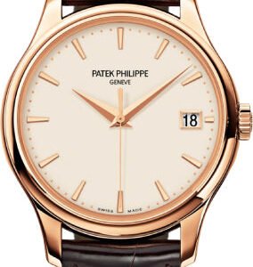 Patek Philippe Calatrava Sweep Seconds Rose Gold Ivory Dial | 5227R-001