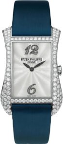 Patek Philippe Gondolo 40 mm Serata Guilloched White Gold White Mother of Pearl Arabic Dial - 4972G-001
