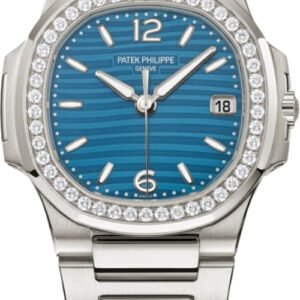 Patek Philippe Nautilus 'Ladies' White Gold Blue Dial Diamond Bezel 32mm - 7010/1G-013 - 2025