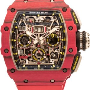 Richard Mille Chronograph Flyback Chronograph Red Quartz 50mm Openworked Dial | RM11-03 (3)