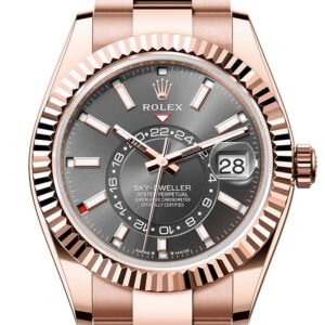 Rolex Sky Dweller 42 Slate Dial Rose Gold Oyster Mens Watch 336935